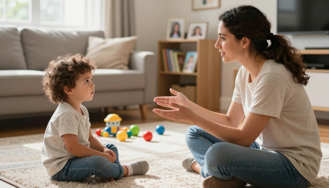 Real-life example of gentle toddler discipline