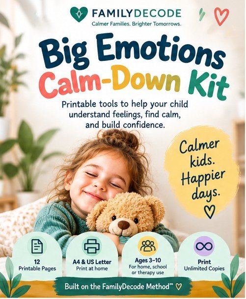 Big Emotions Calm-Down Kit — FamilyDecode printable