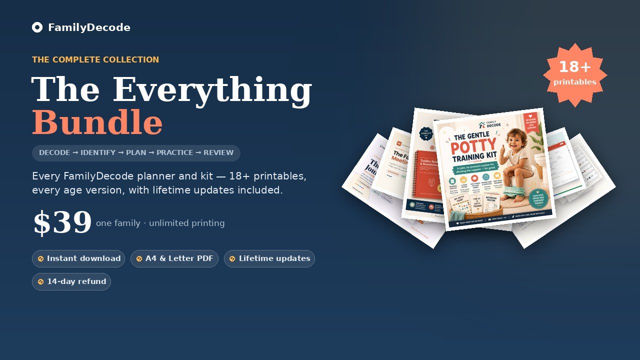 Everything Bundle — FamilyDecode printable
