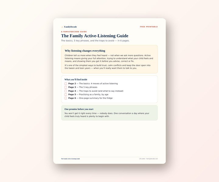 The Family Active-Listening Guide preview