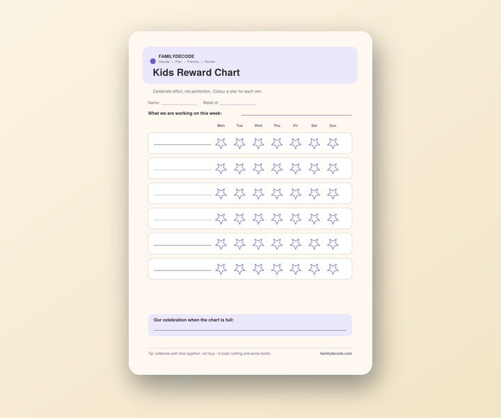 Kids Reward Chart preview