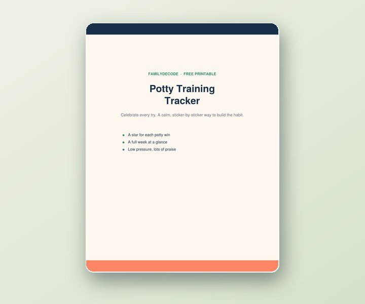 Potty Training Tracker preview