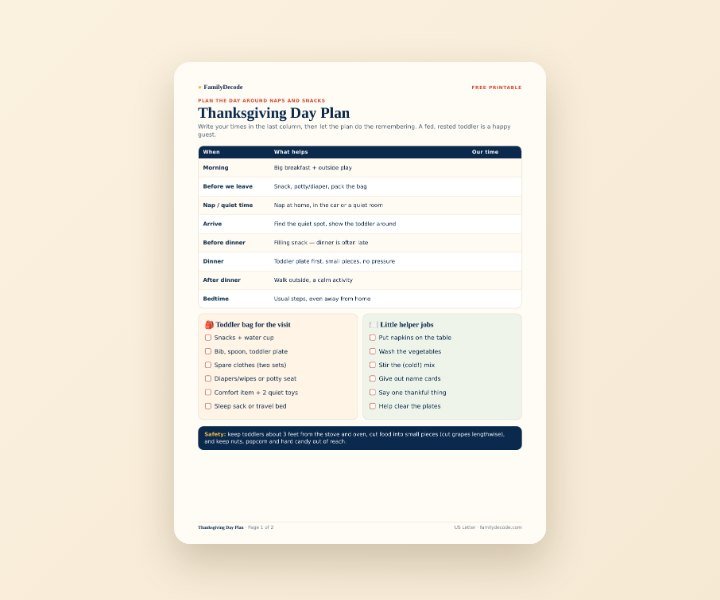 Thanksgiving Day Plan preview