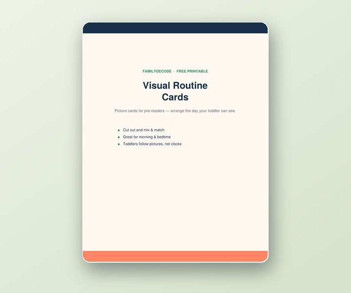 Visual Routine Cards preview